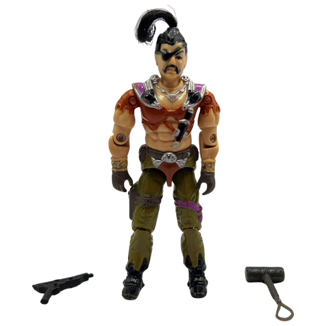 GI Joe, Action Force Zanzibar with Air Skiff near complete (undamaged skiff) 97