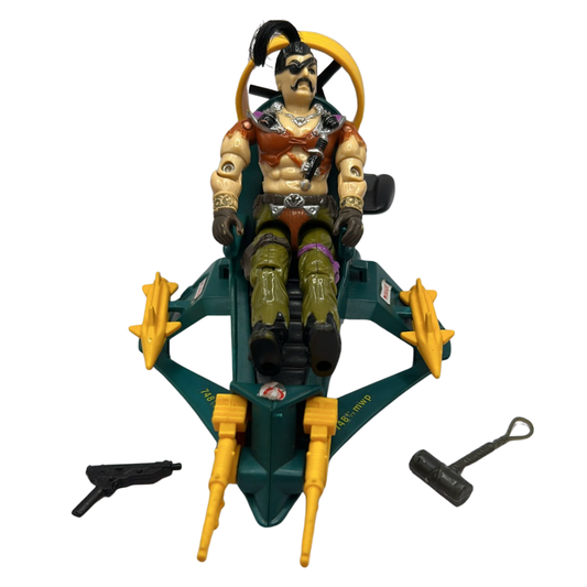 GI Joe, Action Force Zanzibar with Air Skiff near complete (undamaged skiff) 97