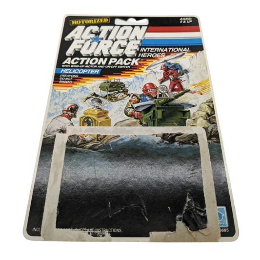 GI Joe, Action Force Helicopter Action Pack cardback