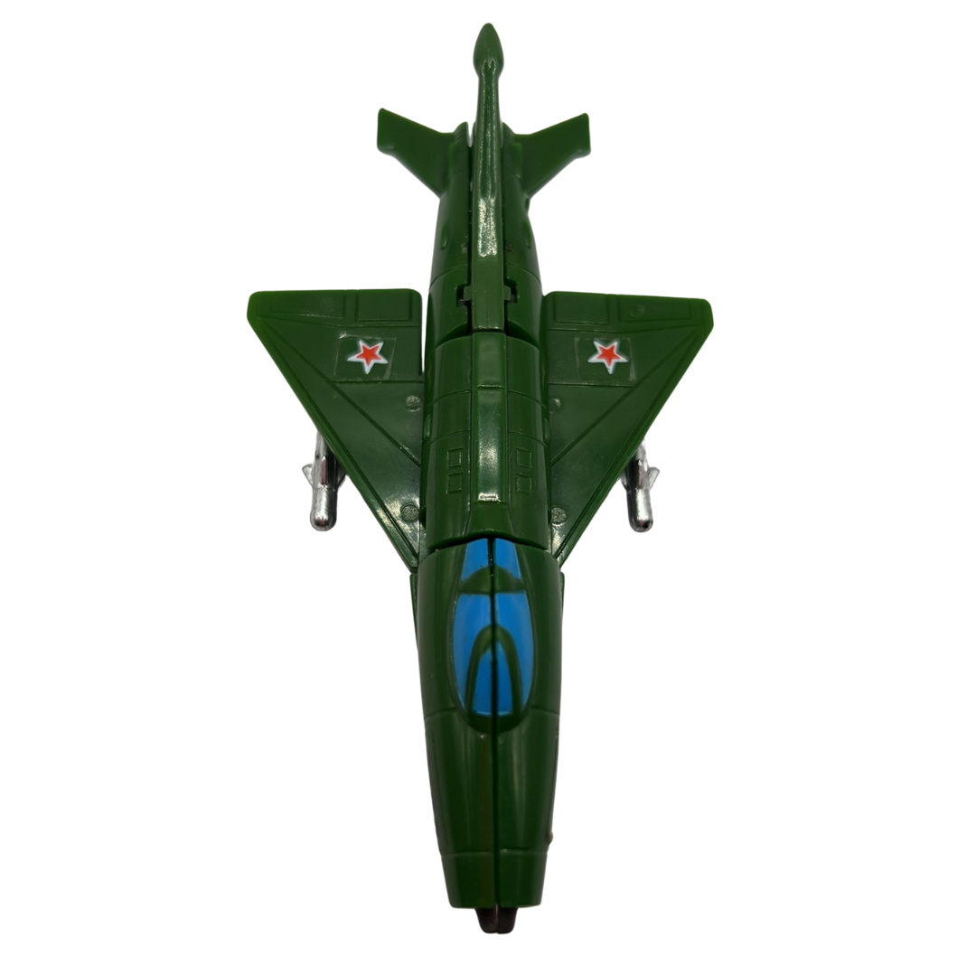 GobotsGreen Gunnyr Jet Plane figure 1985 Robo Machines 396