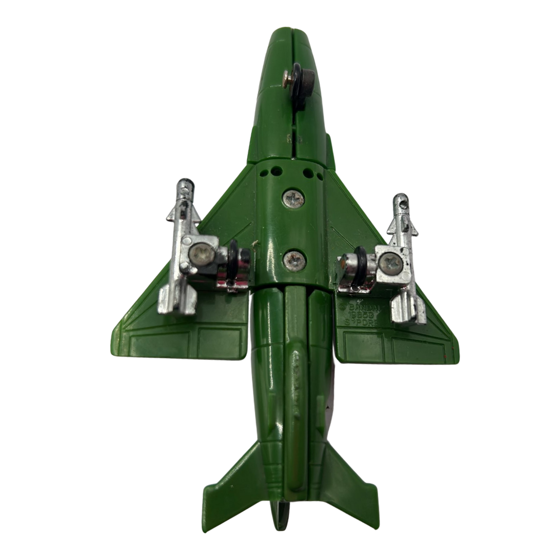 GobotsGreen Gunnyr Jet Plane figure 1985 Robo Machines 396