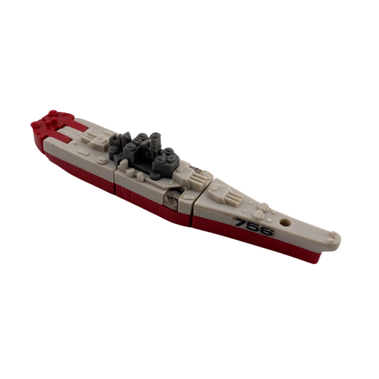 Gobots Man O War ship MOC, boat, aircraft carrier 1980s, Man-O-War 333
