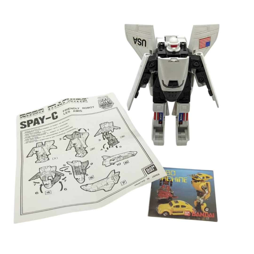 Gobots Spay C, Space Ship, Shuttle boxed with inserts