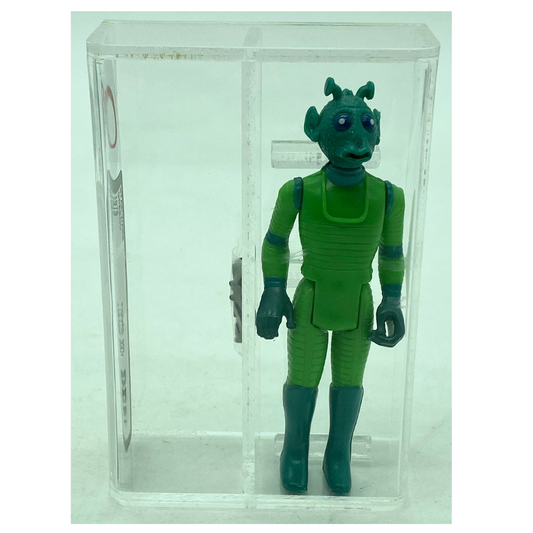 Vintage Star Wars Greedo figure graded 85% by UKG 1978 No COO GMFGI