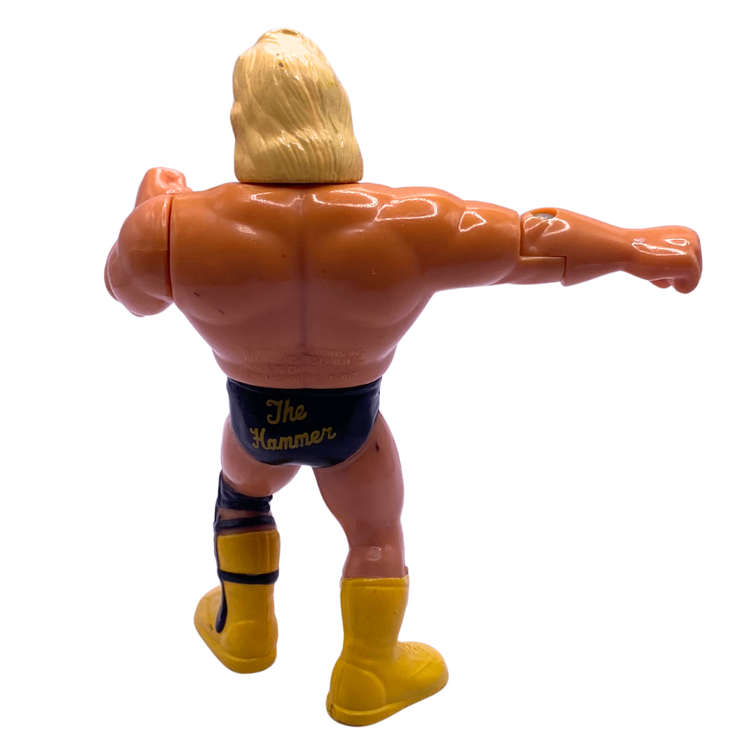 WWF Greg The Hammer Valentine wrestling figure WWE Hasbro working action 285