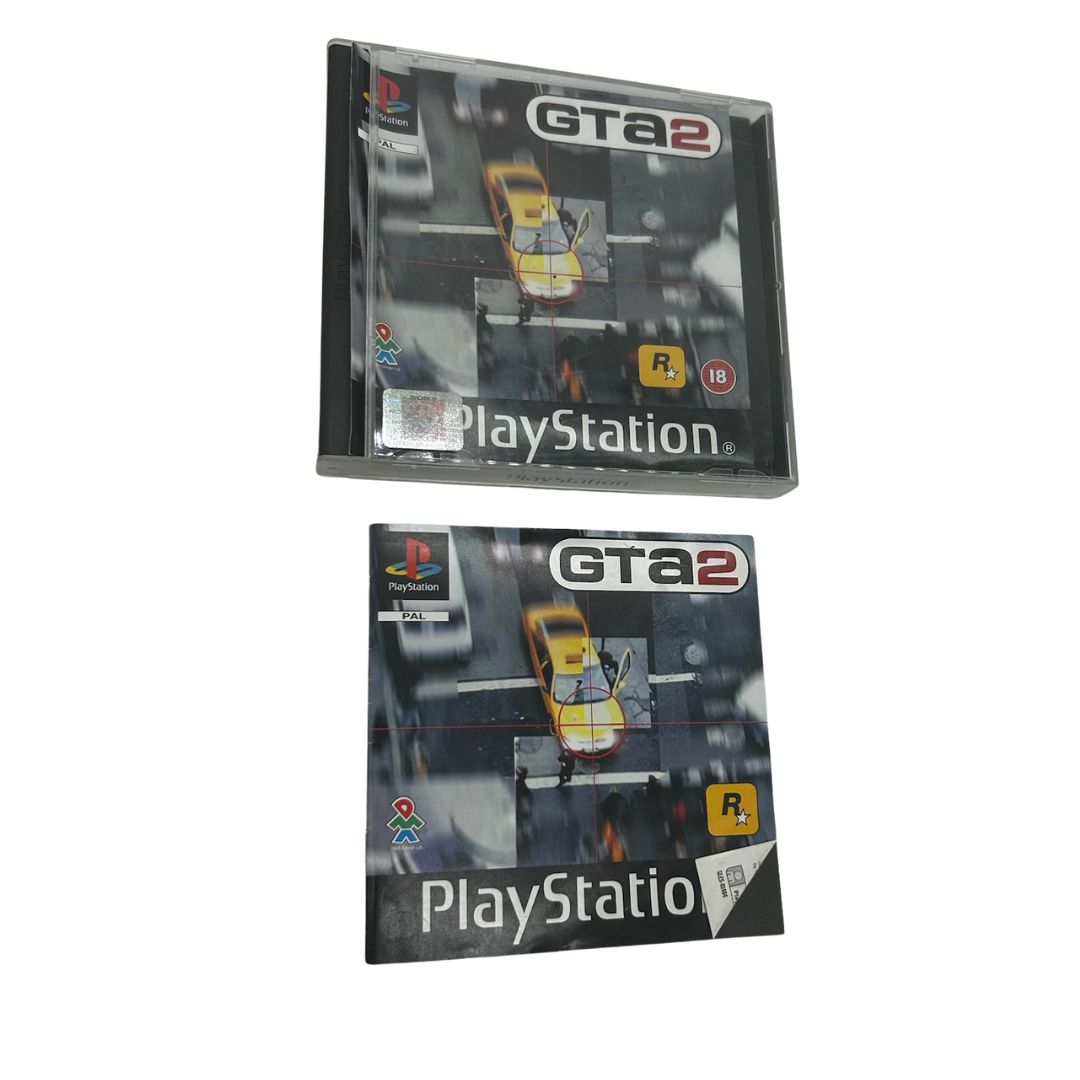 Grand Theft Auto / GTA 2 with manual & map Sony PlayStation / PS1, 1999