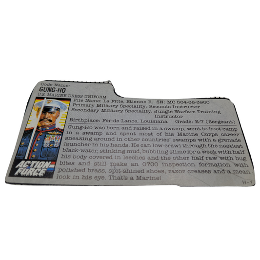 GI Joe, Action Force Gung Ho V2 filecard 903