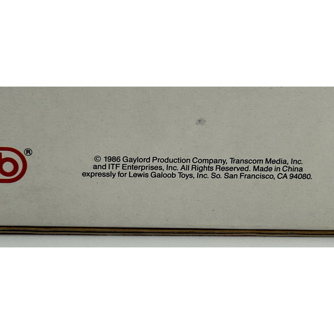 Galaxy Rangers Horse Z-100 boxed with inserts working lights