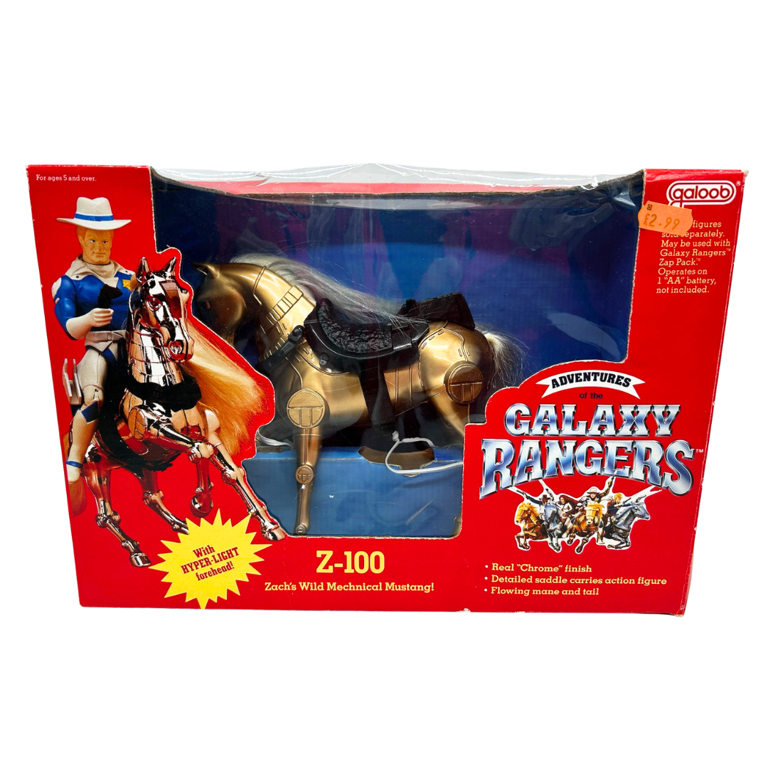 Galaxy Rangers Horse Z-100 boxed with inserts working lights