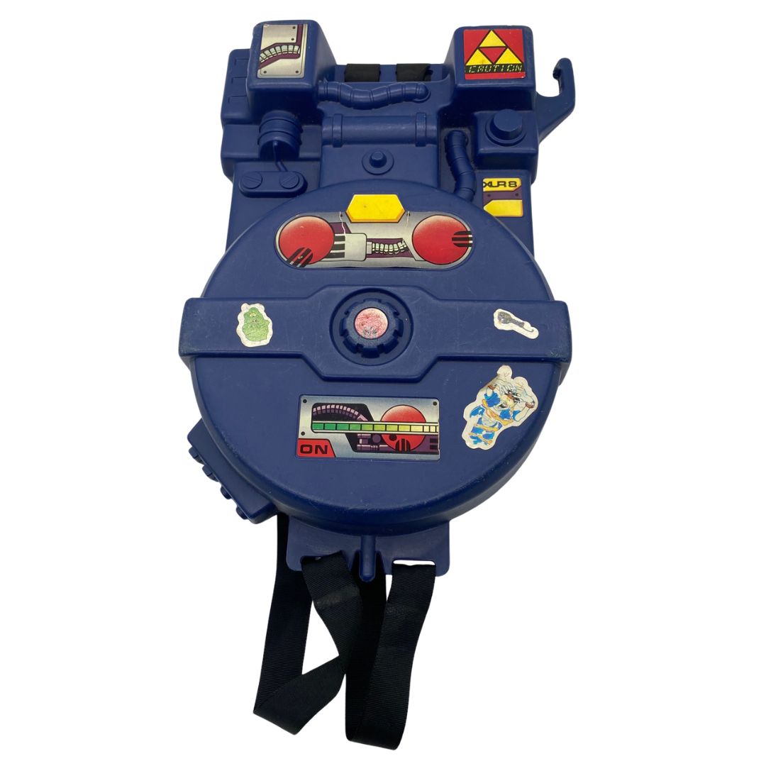 The Real Ghostbusters vintage Proton Pack back pack from 1984 with straps 990