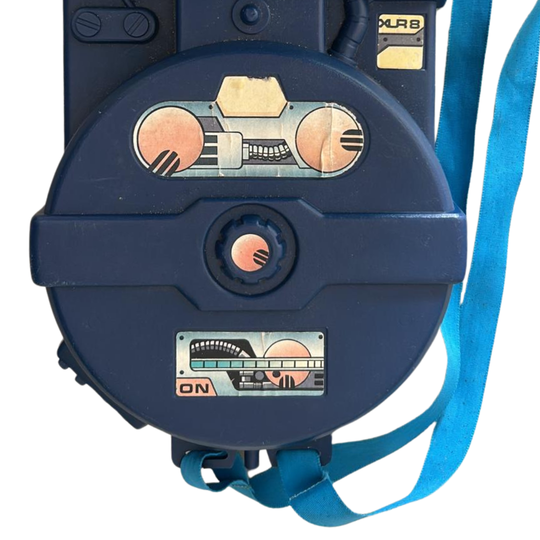 The Real Ghostbusters vintage Proton Pack back pack from 1984 with straps