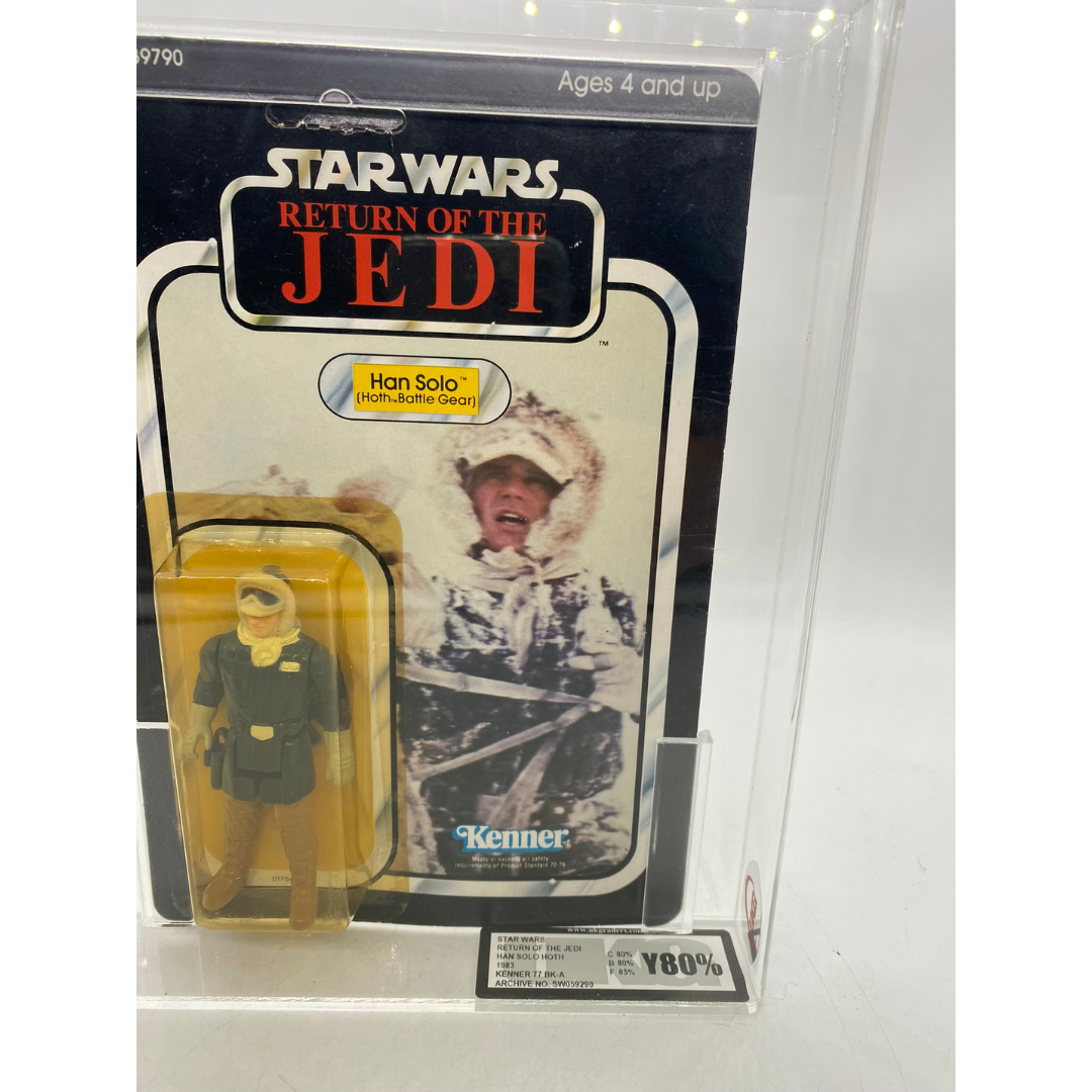 Vintage Star Wars Han Solo Hoth ROTJ UKG graded 80%