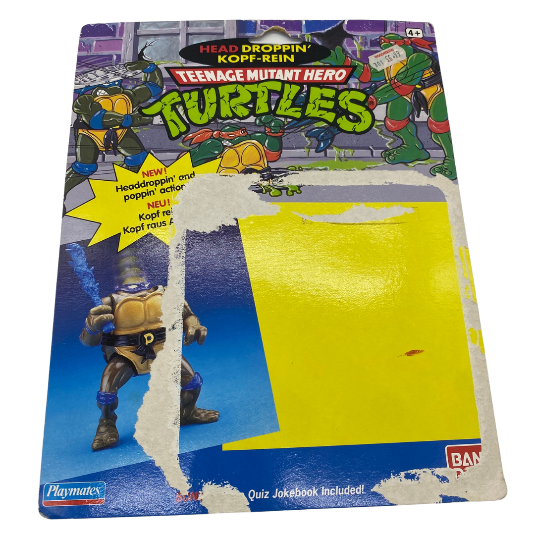 Teenage Mutant Ninja Turtles Head Droppin Raph figure cardback original