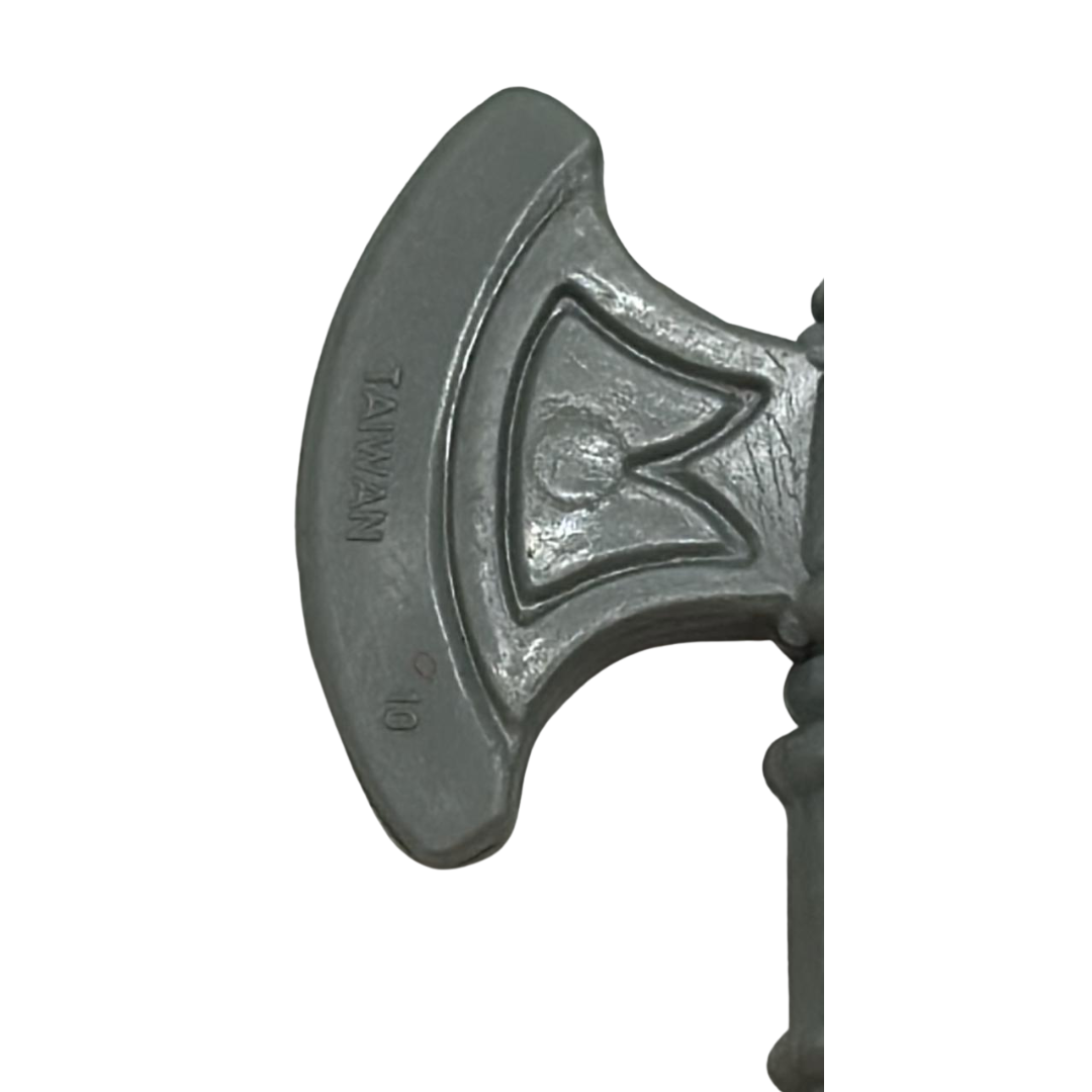 He-Man axe part vintage 1980s, MOTU Masters Of The Universe, Taiwan 726