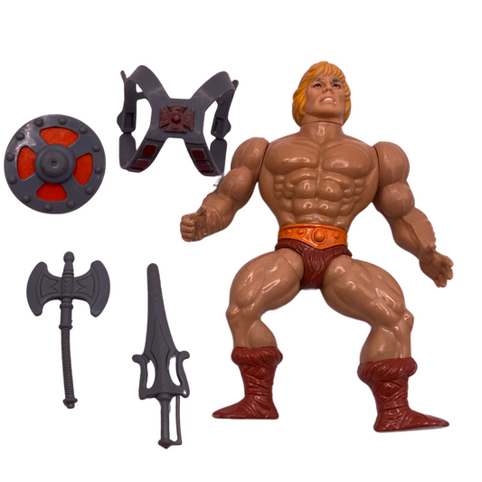 He-Man figure complete all original Taiwan twist working loose legs 47