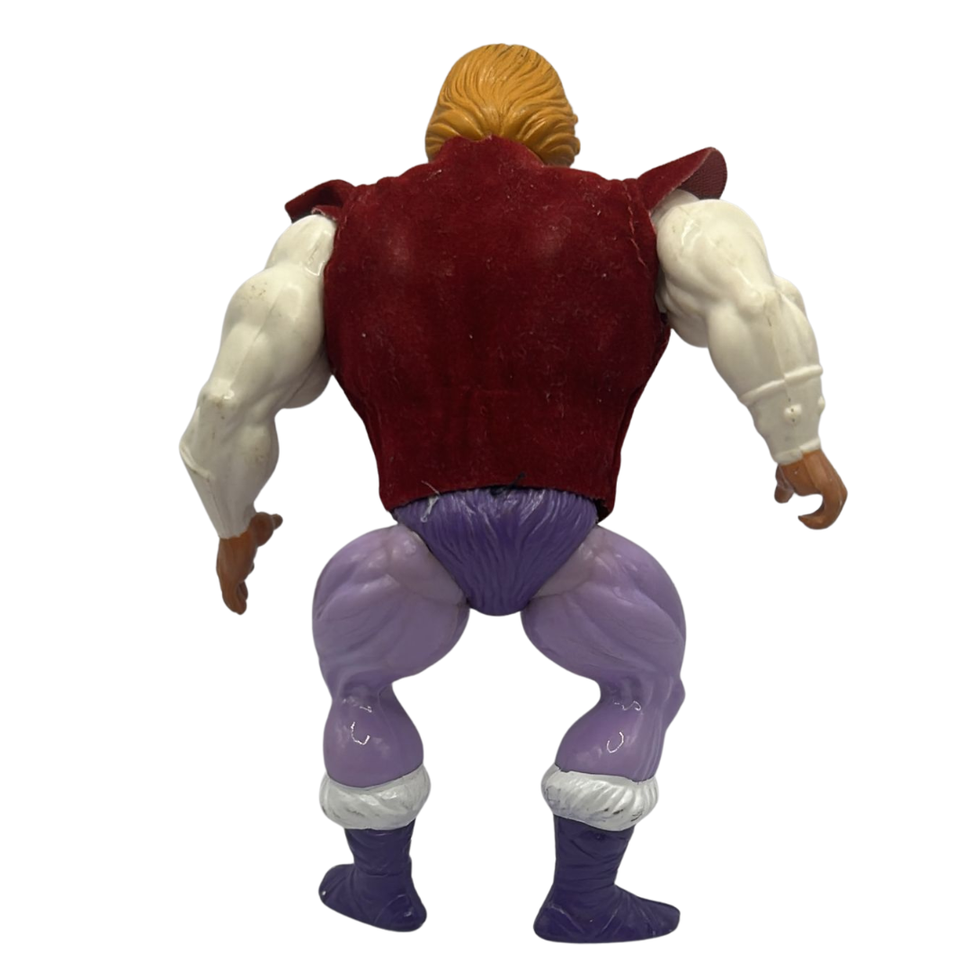 He-Man Prince Adam complete figure sword, orig belt & jacket Taiwan MOTU 754