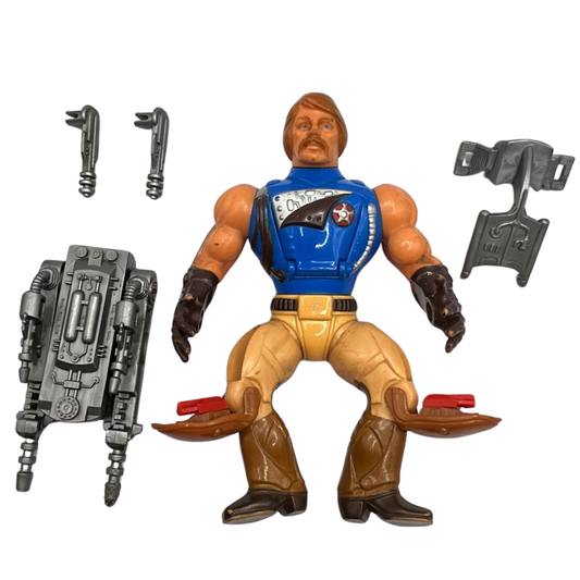 He-Man Rio Blast complete figure, Rio-Blast Masters Of The Universe Heman 86