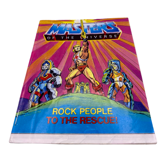 Vintage He-Man comic Rock People to the Rescue heman