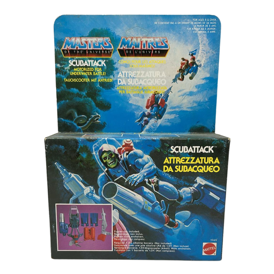 He-Man Skeletor Scubattack mint in sealed box Scuba Attack