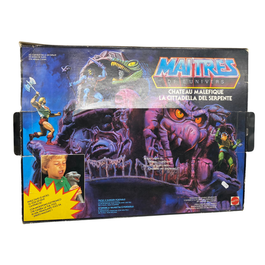 Vintage HeMan Snake Mountain box only vintage MOTU He-Man 1980S toy