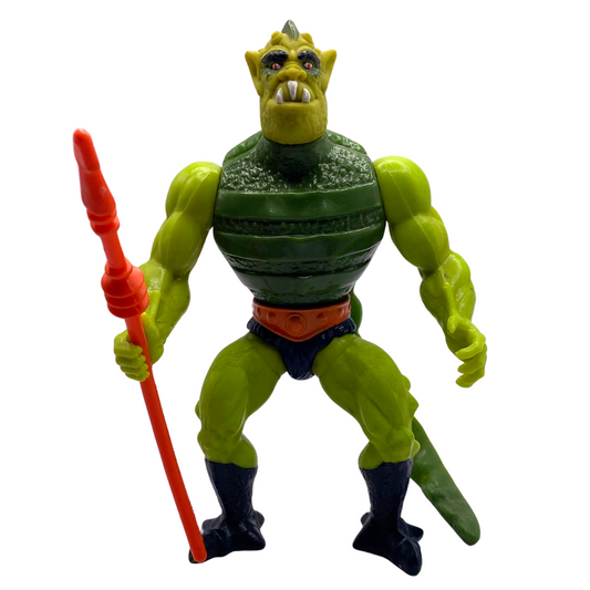 He-Man Whiplash working mechanism and complete with spear heman 798