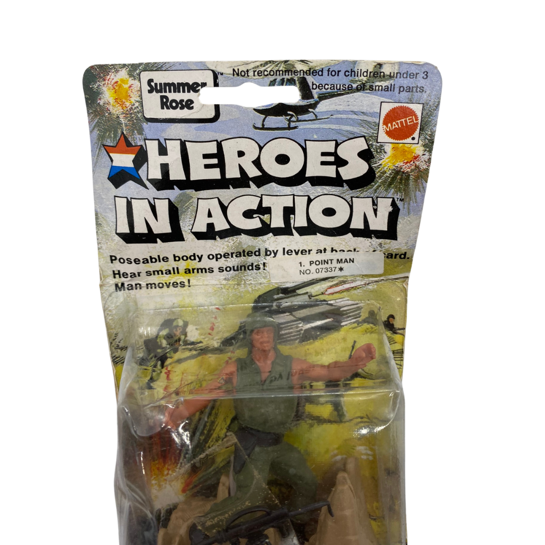 Heroes In Action 1 Point Man MOC made in 1974 by Mattel 799