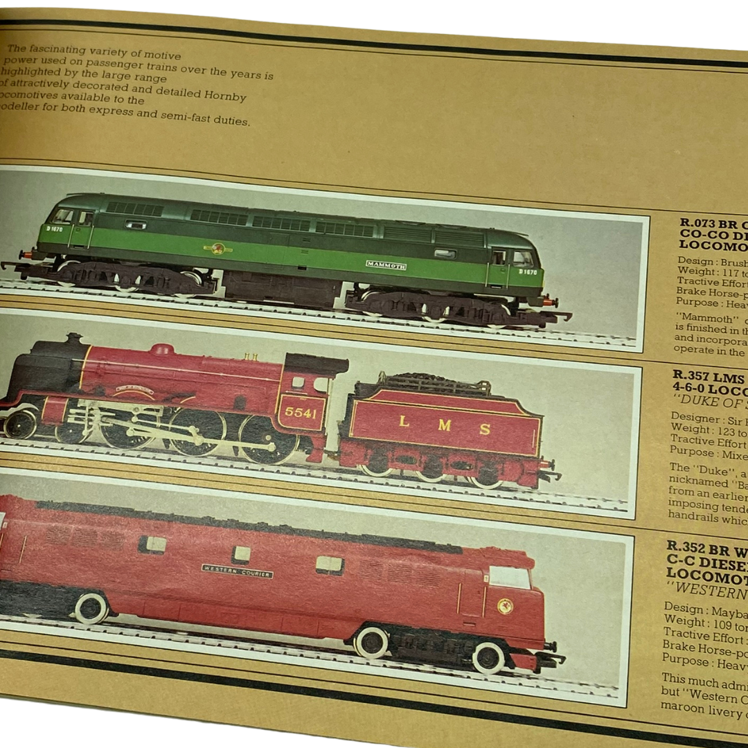 Hornby Railways "00" catalogue 1979 25th edition