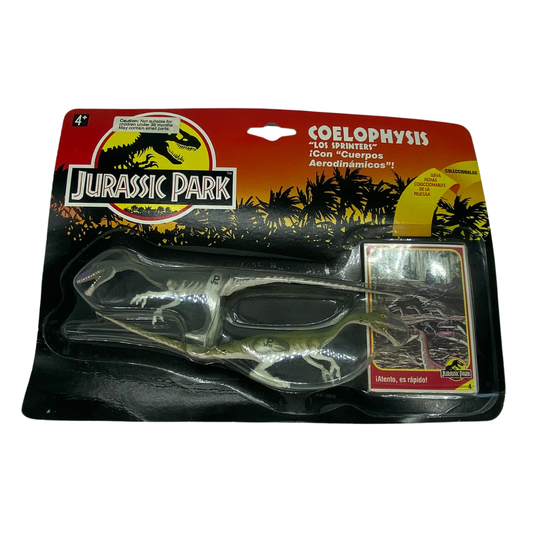 Jurassic Park Coelophysis MOC Spanish cardback