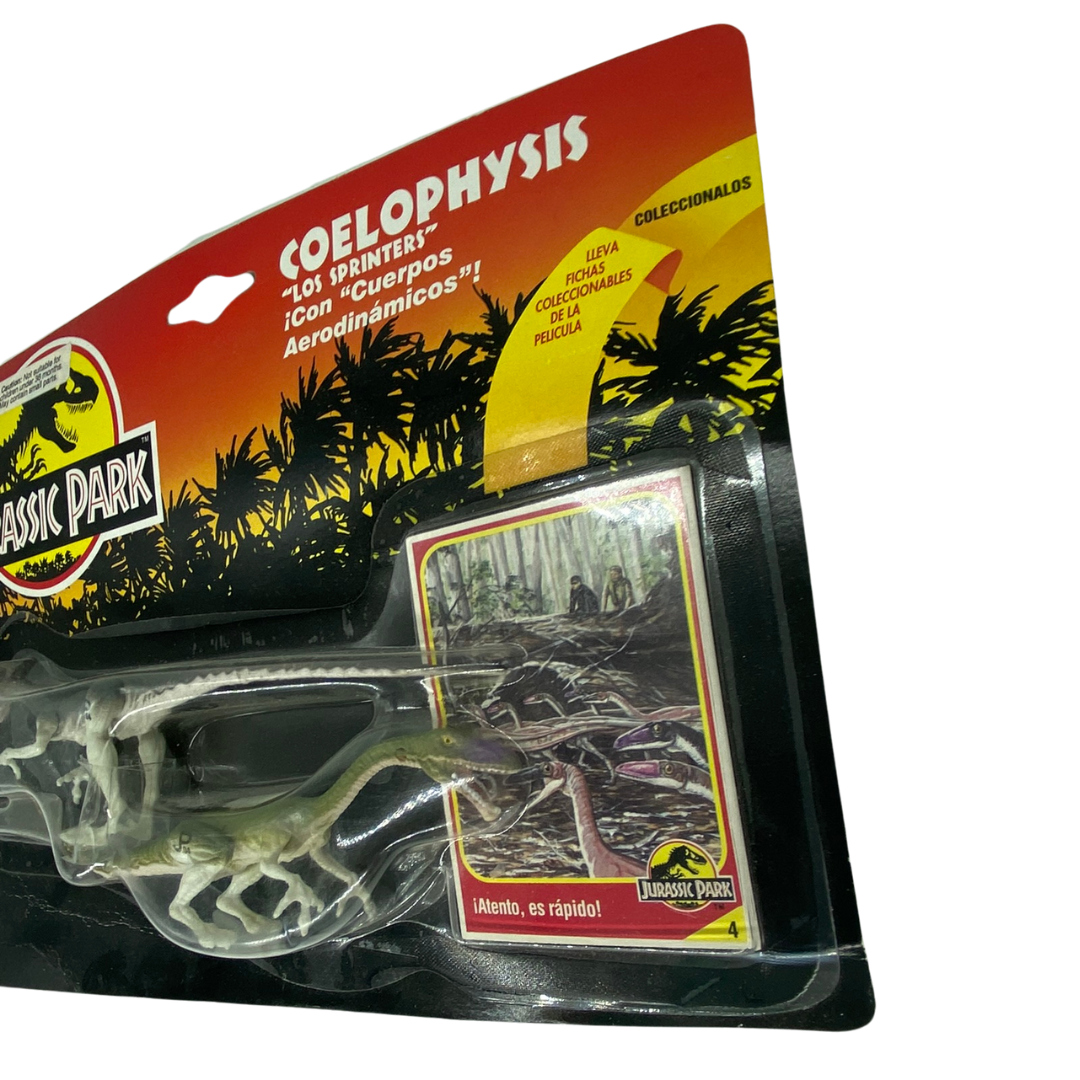 Jurassic Park Coelophysis MOC Spanish cardback