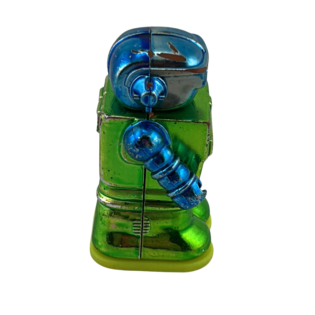 Vintage toy Japanese style robot with Lithium on front 132