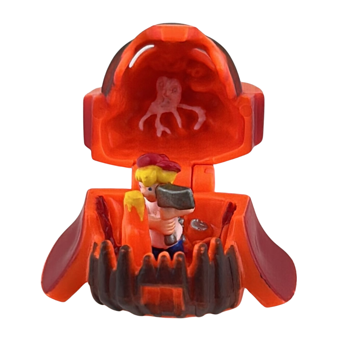 Mighty Max Lava Lord Shrunken Head complete with Max figure 677