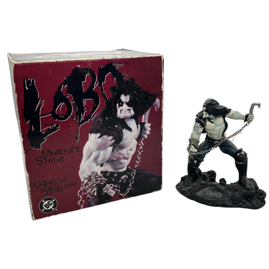 Lobo cold-cast porcelain statue 5" limited edition box & inserts