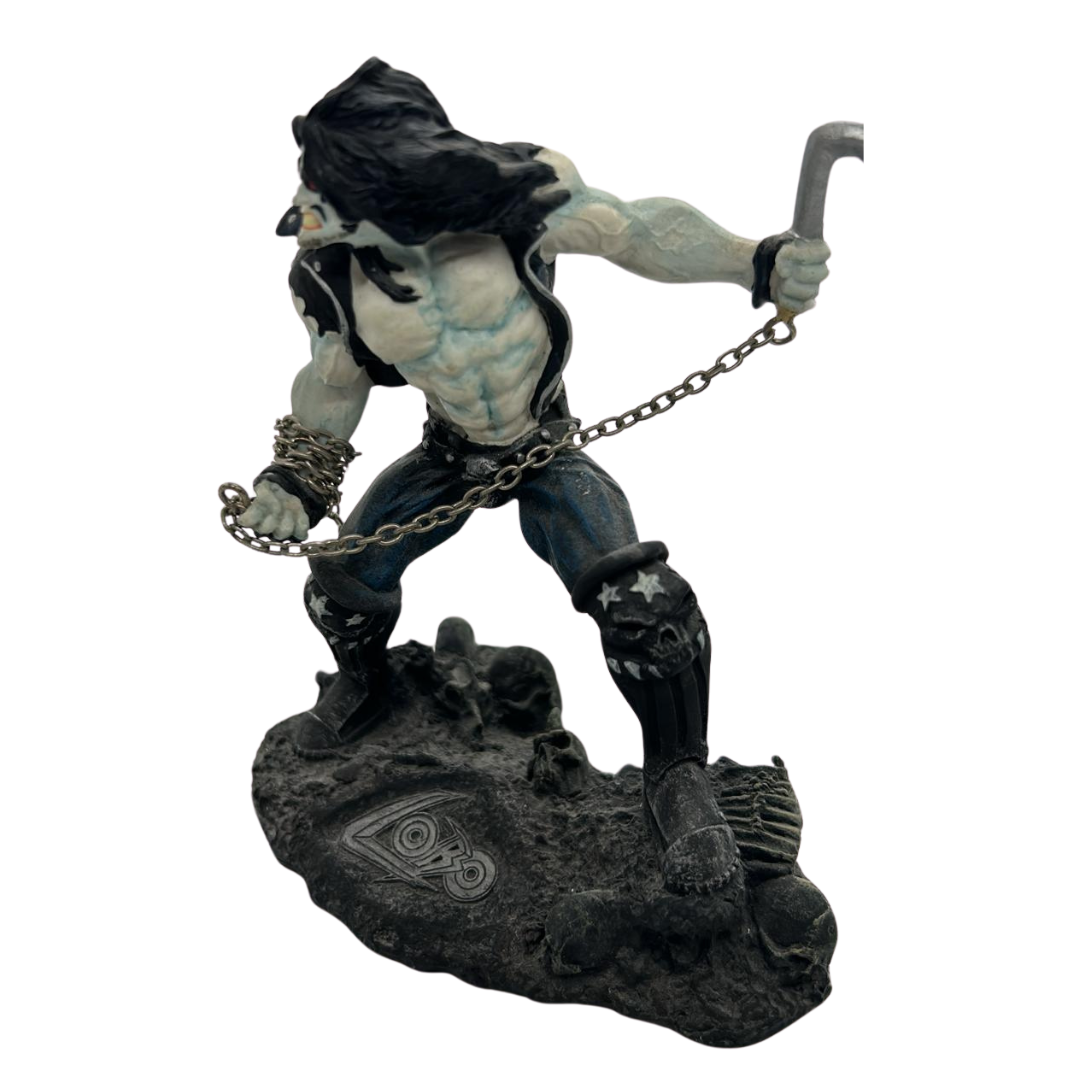 Lobo cold-cast porcelain statue 5" limited edition box & inserts