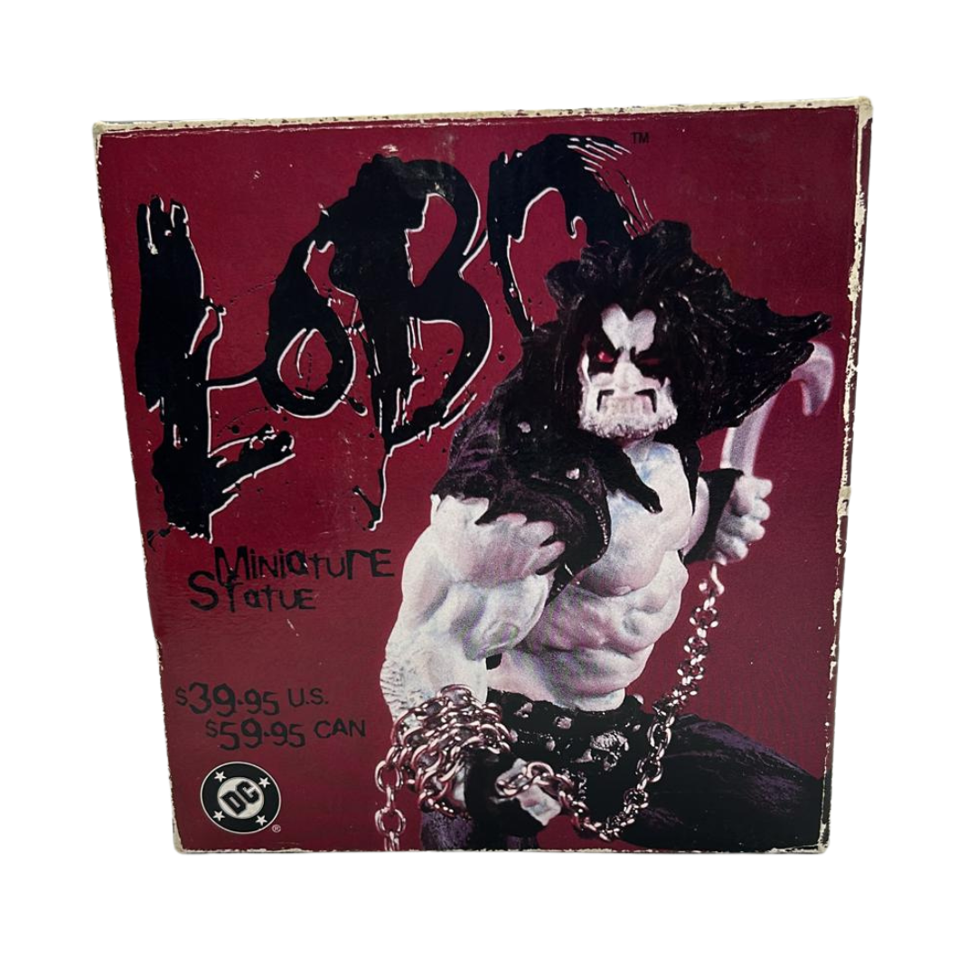 Lobo cold-cast porcelain statue 5" limited edition box & inserts