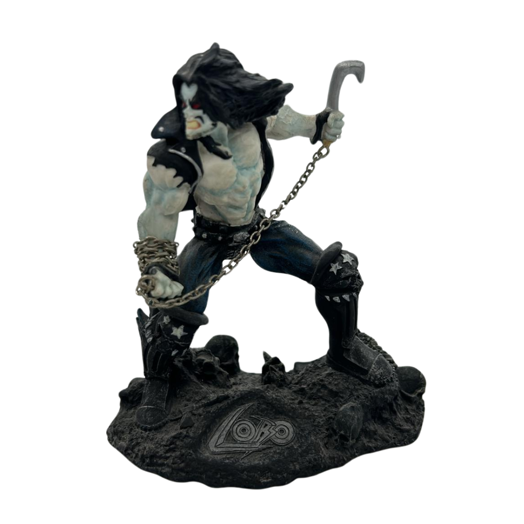 Lobo cold-cast porcelain statue 5" limited edition box & inserts