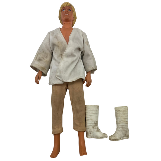 Vintage Star Wars Luke Skywalker large figure 12 inch with clothing & boots 1978