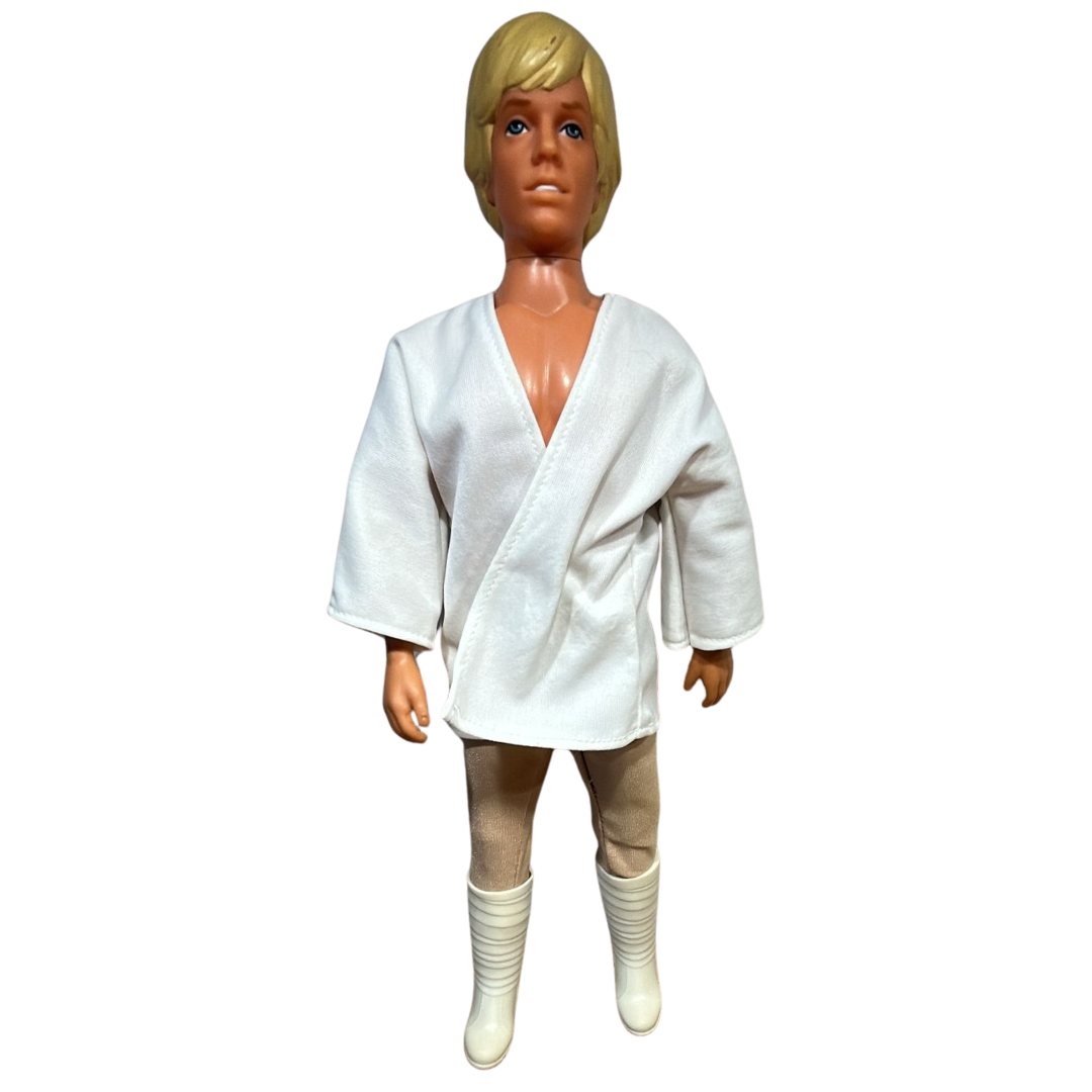 Vintage Star Wars Luke Skywalker large figure 12" with clothing & boots 1978 88