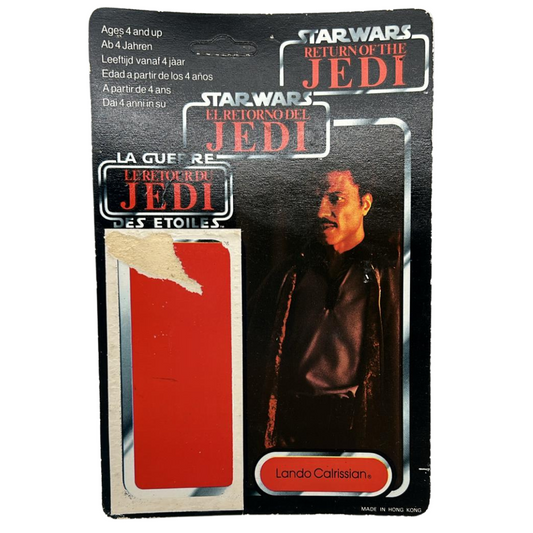 Vintage Star Wars Lando Calrissian Tri-Logo Cardback