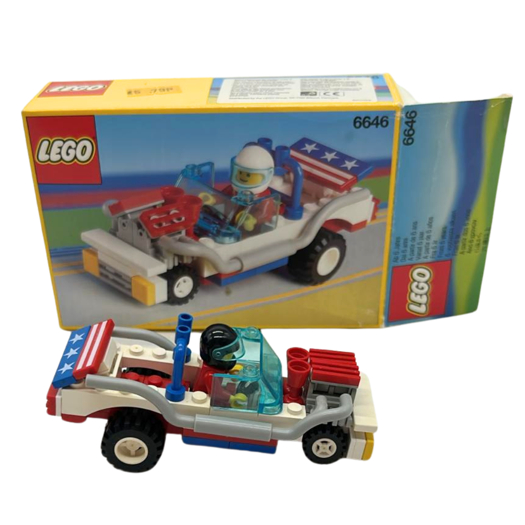 Lego 6646 Screaming Patriot car with box 1991 989