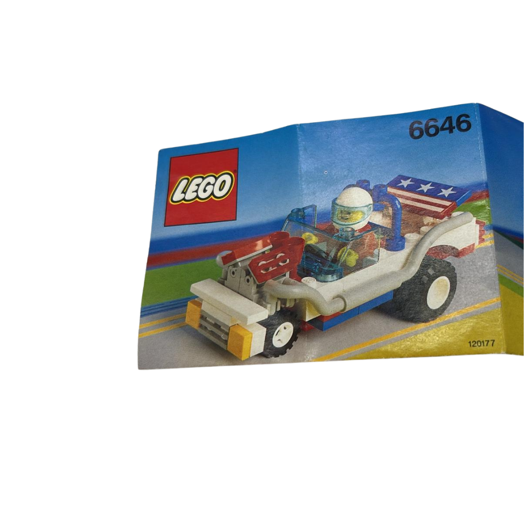 Lego 6646 Screaming Patriot car with box and instructions 1991