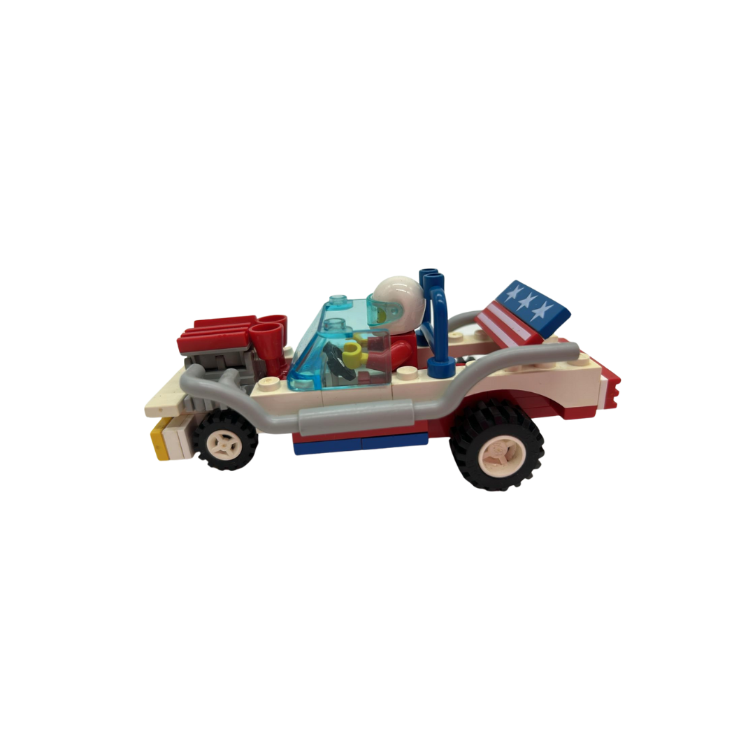 Lego 6646 Screaming Patriot car with box and instructions 1991