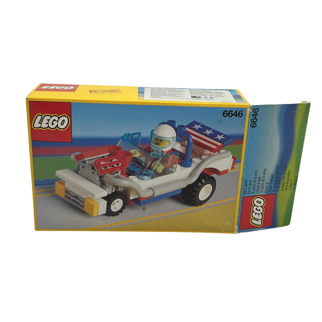 Lego 6646 Screaming Patriot car with box 1991 989