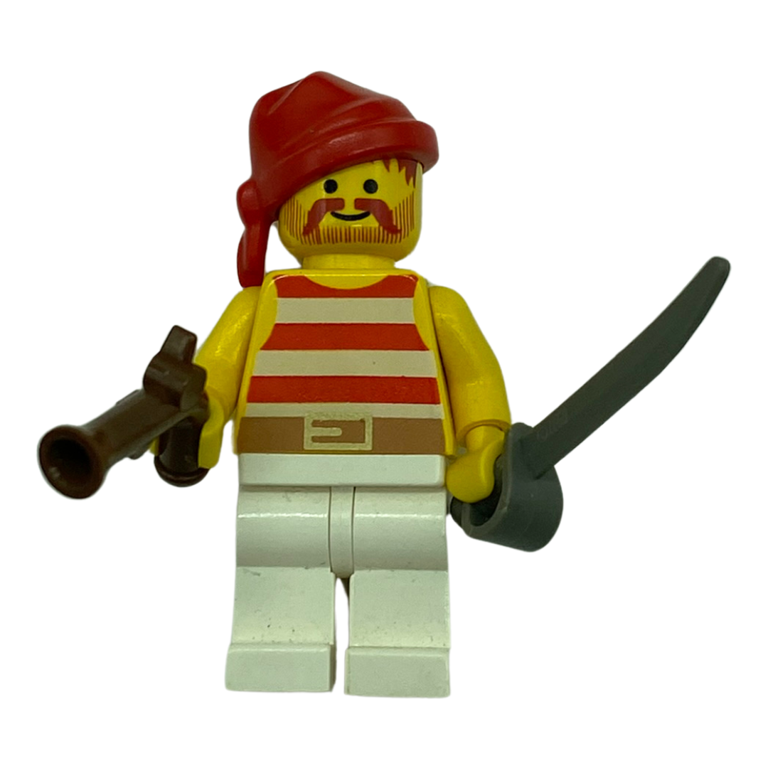 Lego Pirate figure with sword & pistol vintage original 205E