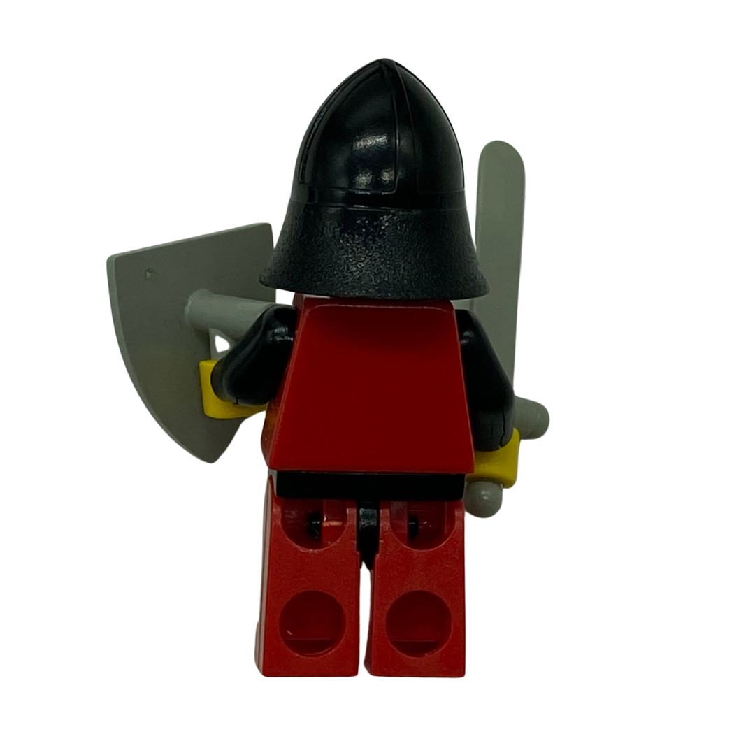 Lego Knights Knight figure with helmet, sword and shield vintage original 493