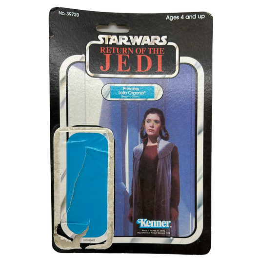 Vintage Star Wars Leia Bespin Return Of The Jedi 65 back Cardback