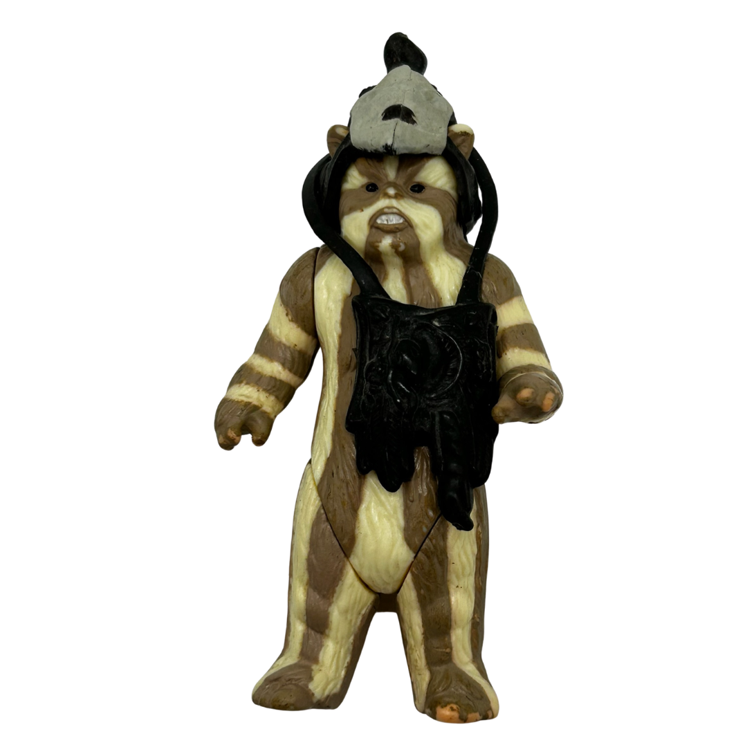 Vintage Star Wars Logray Ewok figure complete LFL 1983 Hong Kong 280