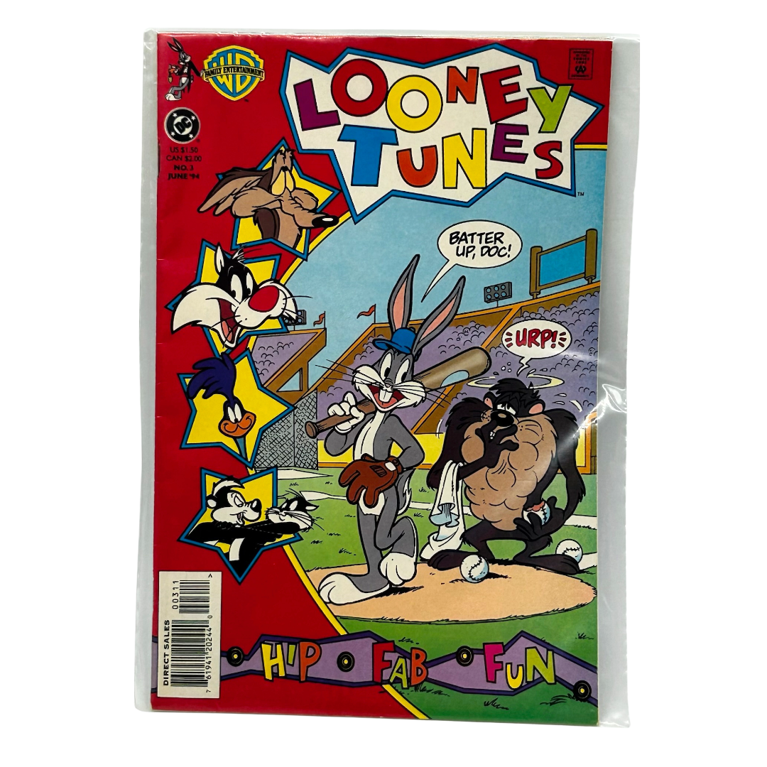 Looney Tunes #3 Bugs Bunny baseball June 1994 DC Warner Bros