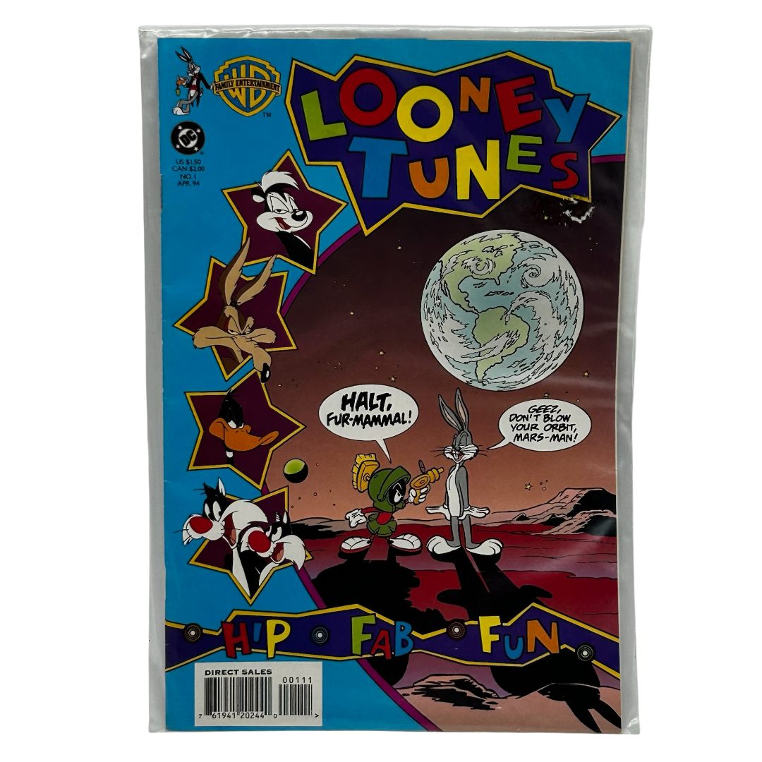 Looney Tunes #1 Bugs Bunny Marvin Martian April 1994 DC Warner Bros