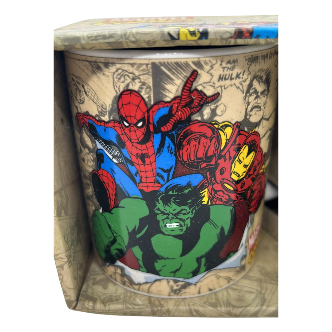 Marvel Comics Mug Spiderman, Hulk, Ironman - New in Box