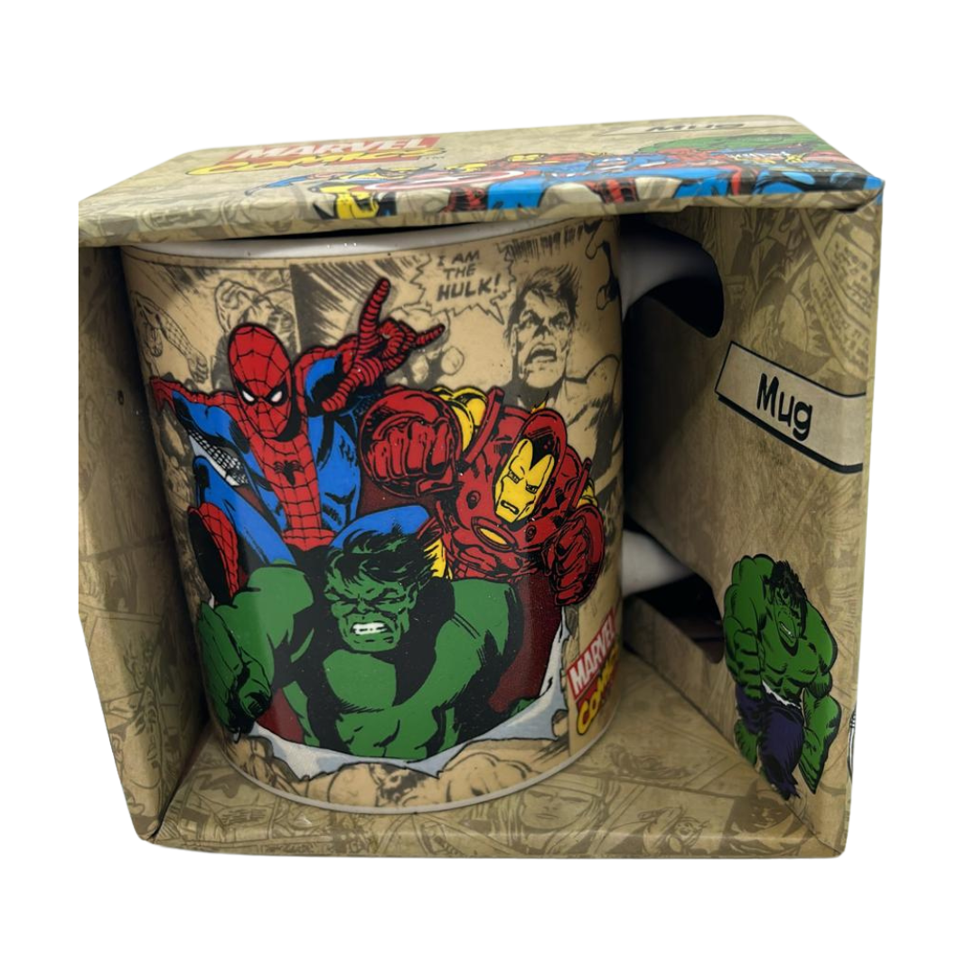 Marvel Comics Mug Spiderman, Hulk, Ironman - New in Box